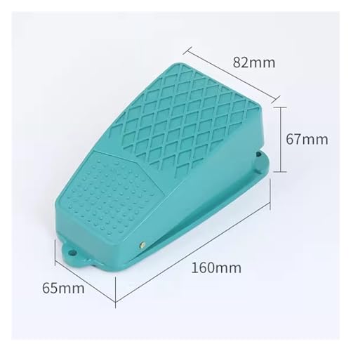 Interrupteur au pied métallique TFS-101 AC 250V 10A pour commande électrique instantanée