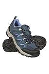 Mountain Warehouse Adventurer Womens Waterproof Walking Shoes - Synthetic & Mesh Upper Shoes with Cushioned Footbed & Deep Lugs - Spring Summer, Hiking & Outdoors Navy Adult Shoe Size 5
