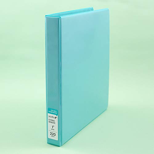 Yoobi | 3-Ring Binder | 1 Inch | Multicolor Variety Pack of 4 - Thumbnail 2
