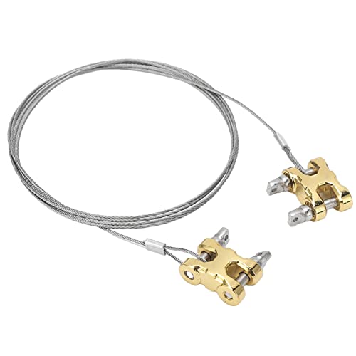 RC Abschleppseil Kit RC Kette Abschleppseil Anhänger Kette Abschleppseil Simulation mit Stoßstange Abschlepphaken für 1/10 RC Car Truck Crawler(Gold) RC -Automodellzubehör