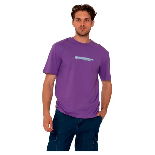 T-shirt Jack & Jones 2XL en coton pour homme avec motif Spray Embo