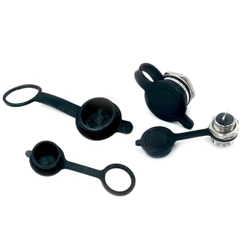 Cubierta GX20 de goma anti polvo para conectores circulares impermeables de chasis 4