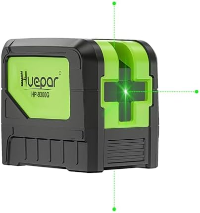 3 - Plumb Dot Laser Leveler Tool (No Laser Line), Huepar 3 Spots Laser Self-Leveling Green Plumb Bob for Soldering and Points Reference Positioning, 197Ft Working Range, Battery Included - 9300G