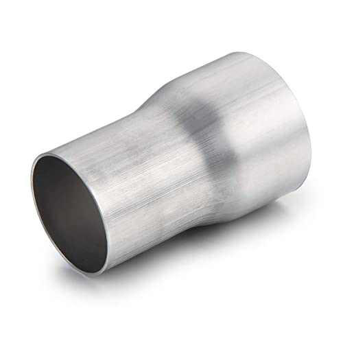 Image of Exhaust Adapter Connector 2 inch ID to 2.5 inch ID, A-KARCK Exhaust Pipe Reducer 4 inch Overall Length 304 Stainless Steel