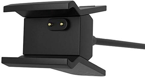 BISLINKS 30cm USB Charger Cable Dock Adapter Replacement Compatible With Fitbit Alta Smart Fitness Tracker Watch - Black