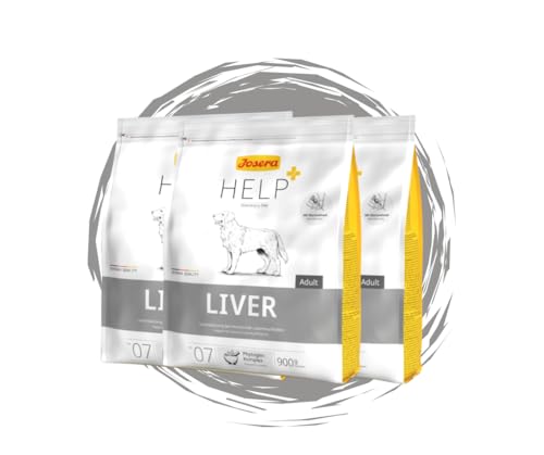 Josera Help Dog | Liver 3x900g Trockenfutter | Sparpaket | Hundefutter