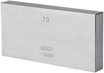 INSIZE 4101-A1D04 Individual Steel Gage Block, Grade 0 With Inspection Certificate, 1.04 mm