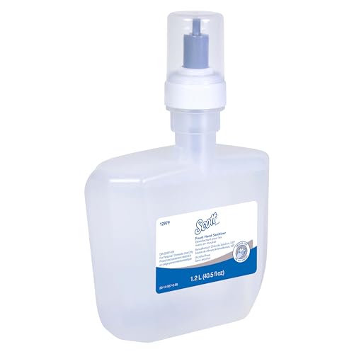 Image of Scott Professional Foam Hand Sanitizer, Bulk, 2 Refills, 1.2 L (12979)