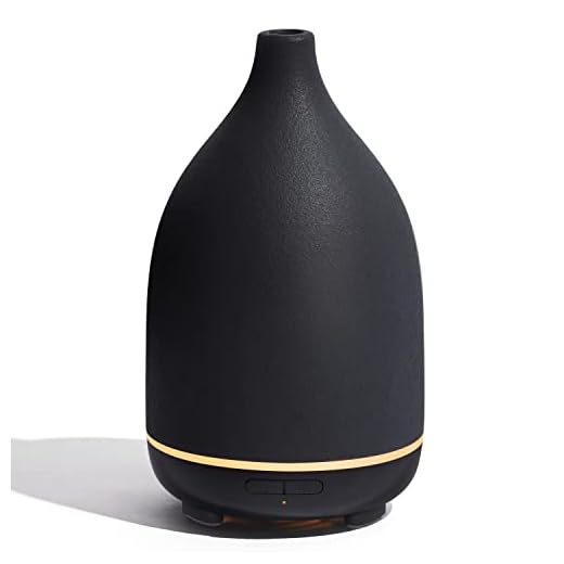 InnoGear 150ml Ceramic Essential Oil Diffuser, Diffusers for Home, Black