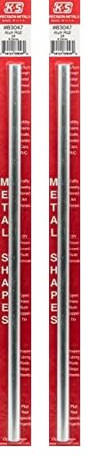 K & S 83047 - Varilla redonda de aluminio, 38 pulgadas de diámetro exterior x 12 pulgadas de largo, 1 pieza, fabricada en los Estados Unidos