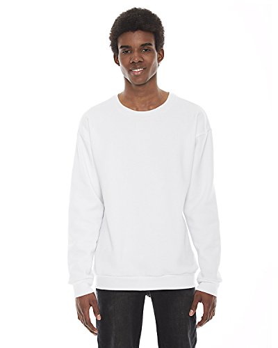 American Apparel Drop Shoulder Pullover - White/S