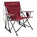 410144 Kickback Rocker Sports Quad Chair, Heather Red - Quantity 4