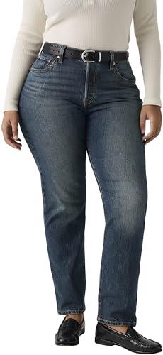 Levi's Mujer Jeans 501 Curve High Rise, Straight Fit, Azul (Cold Summer), W25/L30