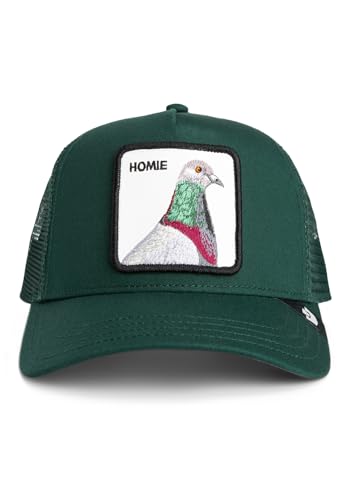 Goorin Bros. Trucker Cap The Homie Pigeon Guard Dunkelgrün, Size:OneSize