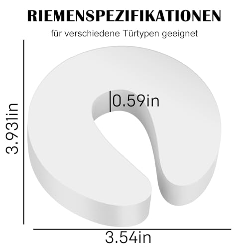 4 PCS Kindersicherung Tür, Weiche Kindersicherung Türstopper Finger Guards Schaum Klemmschutz für Türen Baby Finger Schutz