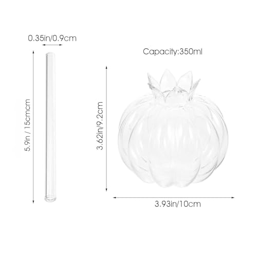 Vaso de vidrio de 350ml ideal para fiestas de jardín y barbacoas de verano 3
