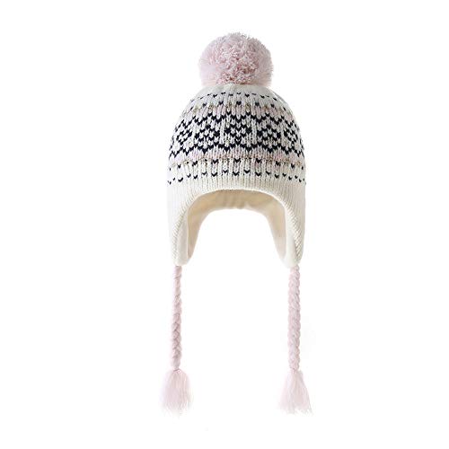 Monimo berretto invernale da bambina, lavorato a