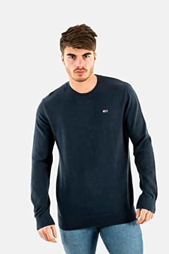 Tommy Jeans TJM Essential Light Sweater : Pull Léger Anti-Transpiration