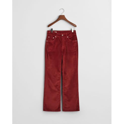 Gant Para Mujer. 4100241 Jeans Acampanados De Pana Rojo (28), Casual, AlgodóN - 3