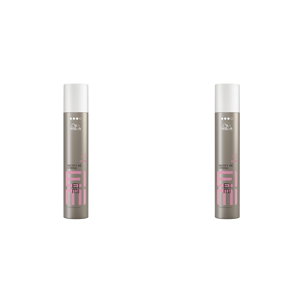 Wella EIMI Mistify Me Strong – schnelltrocknendes Haarspray – leichtes Fixing Spray für sofortigen Halt – Styling-Spray für 24 Stunden zuverlässigen Halt mit natürlicher Bewegung – 1 x 300 ml