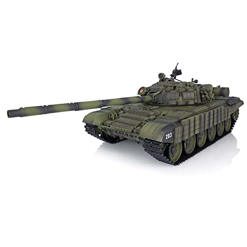 TOUCAN RC HOBBY Pro.Edition RTR Heng Long 1/16 RC Tank Soviet T72 TK7.0 Plastic 3939 360&deg;Steel...