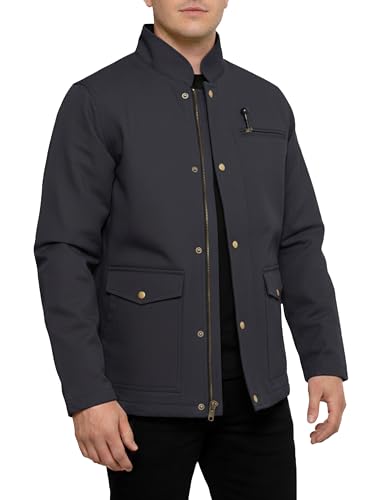 Image of URBAN BUCK Concealed Carry Jacket Men Insulated Heavy-Duty Tactical Sherpa Stealth Jacket with Pockets