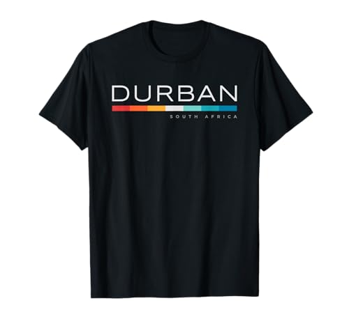 Durban South Africa Retro Design T-Shirt