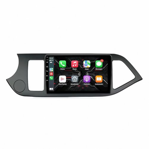 Navegación GPS con mapas sin conexión y guía de carril para KIA Picanto 2012-2016