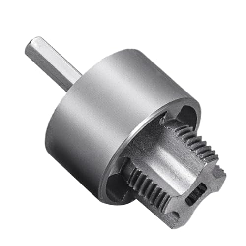 Herramienta de roscado de PVC para roscas internas y externas, roscado interior exterior para taladro eléctrico, accesorio de fontanería ergonómico para bricolaje doméstico