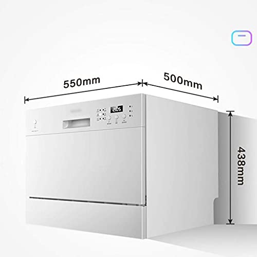 Sterilisatoren Afwasmachine Tafelblad Afwasmachine Huishoudelijke Afwasmachine Met 6 Programma'S 6 Sets Mini… - Image 8