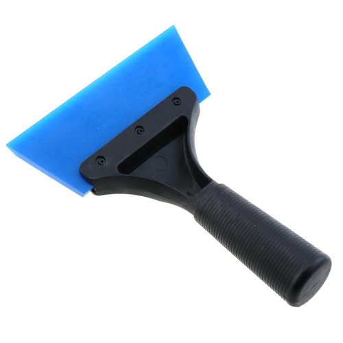 Image of MEETOOT 5 Inch Mini Window Wiper Film Scraper Cleaning Tool Small Rubber Scraper Windscreen Scraper for Mirror Wiper Frost Scraper Ice Scraper