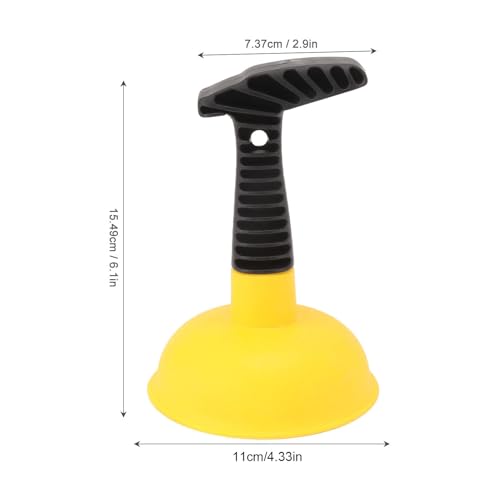 Image of Mini Plunger, Multipurpose Nonslip Handle, Ergonomic Design, Small Bathroom Toilet Cup Plunger for Bathtub (2)