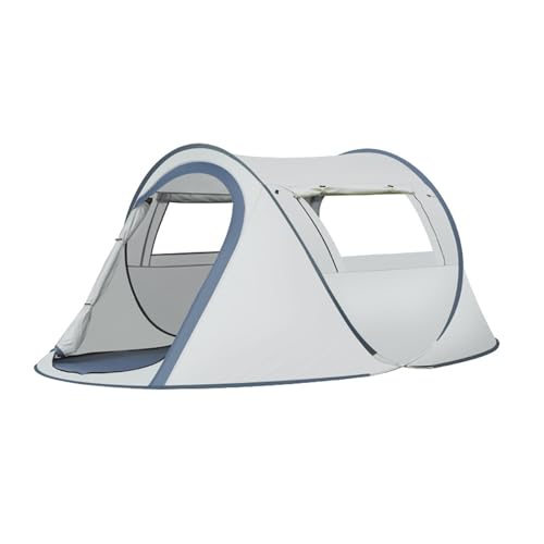 Carpa fácil desplegable para 3-4 personas con 2 puertas miniatura 1