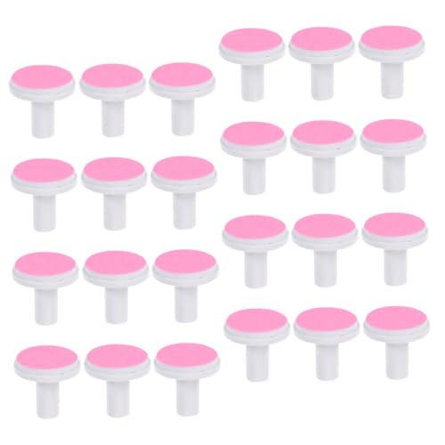 SMASOLO 24 piezas Cabezales de Repuesto para Uñas Eléctrica Almohadillas de Lijado Duraderas para Adultos Accesorios Compatibles para Herramienta de Limado de Uñas