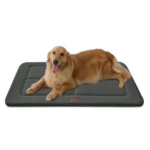 MASSFU ���o�[�V�u�����p�N���[�g�p�b�h�x�b�h ��^���p�A����\�Ŋ���ɂ����������y�b�g�}�b�g�A�����x�t�H�[���ƃ\�t�g�t���[�X�L�x�b�h����&���O�p�A41�C���` x 71cm�A�_�[�N�O���[