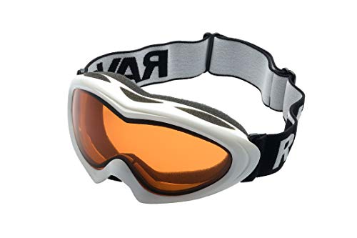 Gafas de esquí Ravs con cristal doble antiempañamiento y lente espejada UV100%