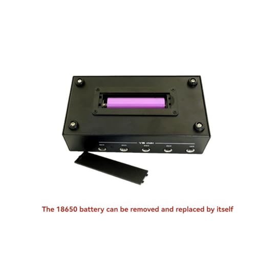 Mixeur audio 5 canaux pour podcast en déplacement avec mini-console rechargeable Type-C
