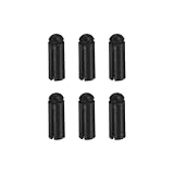 M METERXITY 6 Pack Dart Flight Protectors - Aluminum Dart Accessories, Apply to Darts Games/Party/Entertainment Black