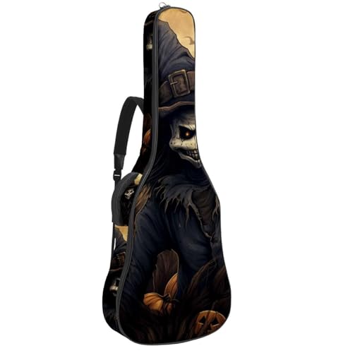 Housse pour guitare basse étanche contre la pluie et les rayures motif Halloween Oxford