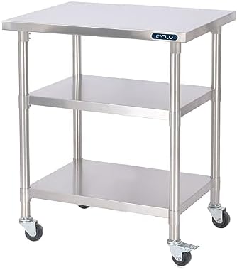 ステンレス作業台 業務用 三段タイプ