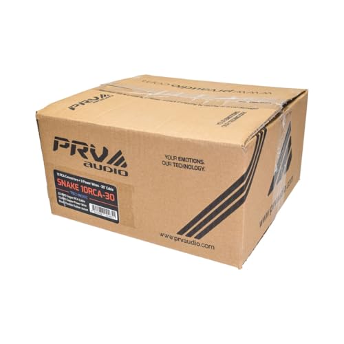 Image of PRV AUDIO Snake 10RCA-30 Car Audio 30 Ft Medusa Cable 10 RCA Channels + 3 Power