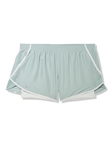 Under Armour Damen Fly by 2In1 Short Laufbekleidung Laufshorts Green/Silica Green - Grün XS