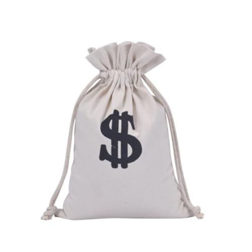 Pochettes à cordon en tissu blanc lot de 6 sachets créatifs rangement bijoux