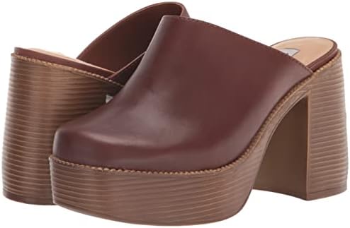 Steve Madden Women's Bowe Mule, Brown Leather, 10 | Image 6