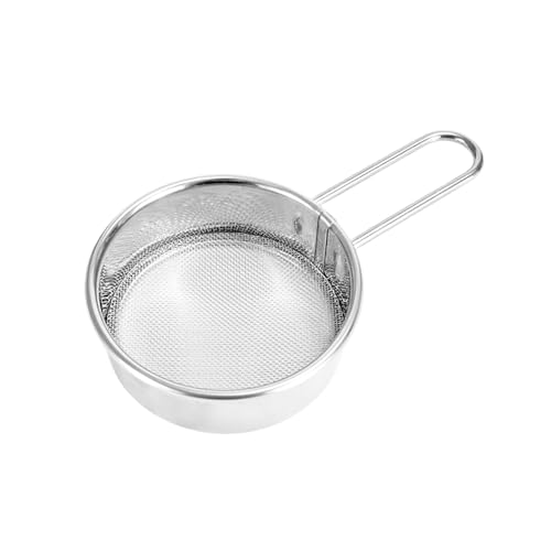 304 Food-Safe Stainless Steel Flour Sieve with Handle, Fine Mesh Sugar Sifter, Versatile Baking Tool for Icing Sugar, Cocoa, Matcha, Flour & Tea