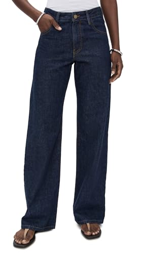 Enza Costa Women's Relaxed Straight Leg Jeans