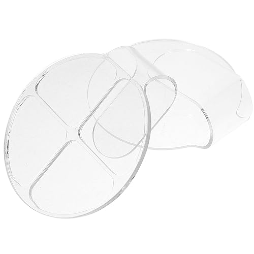 ADOCARN Bandeja Para Mezclar Paletas De 2 Piezas, Bandeja Para Mezclar Maquillaje, Placa Para Base De Maquillaje, Placa Para Cosméticos, Herramienta Para Mezclar Pigmentos, Artículos