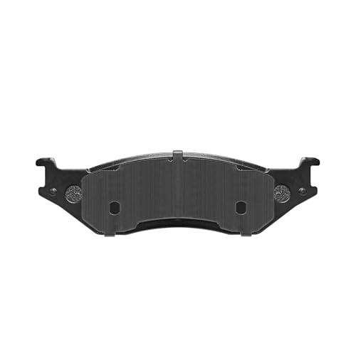 Image of Detroit Axle - Rear Brake Pads for 1999-2004 Ford F-450 F-550 | E-550 Super Duty, 2002 E-550 Econoline Super Duty, 99-07 F-53 Motorhome Chassis, Ceramic Brake Pads with Hardware Replacement