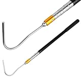 buccilly 61 inch Snake Hook Reptile Capture Rod Used for Capturing, Controlling, or Moving Python Heads