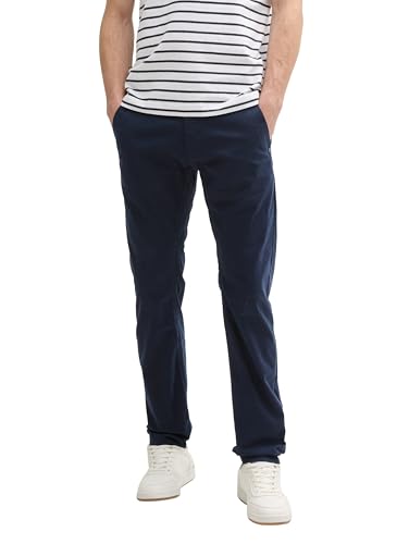 Tom Tailor Denim Henley T-Shirt in Waffelstruktur, Chalk Grey, XXL – Ansicht 1